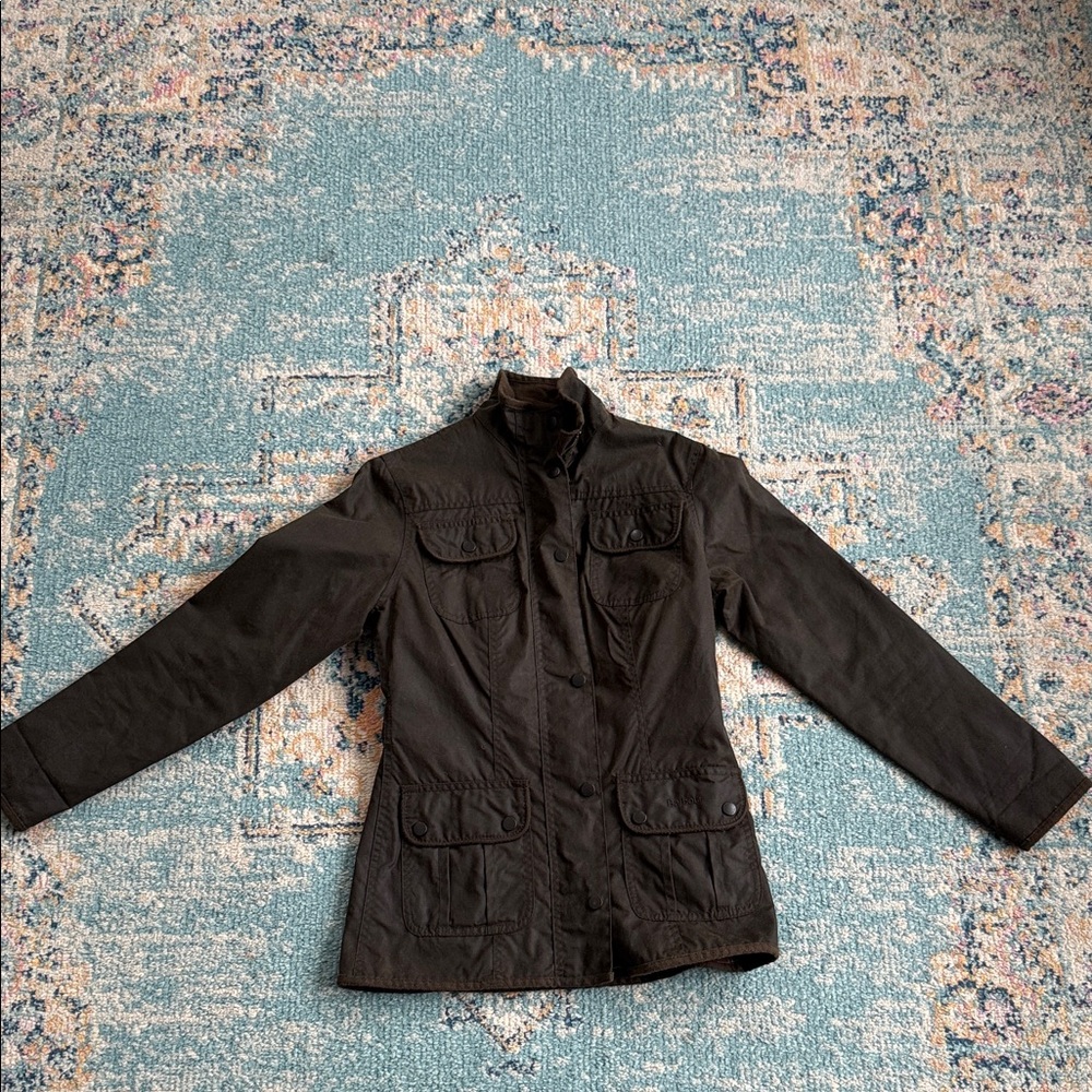 Barbour Olive Utility Style Jacket